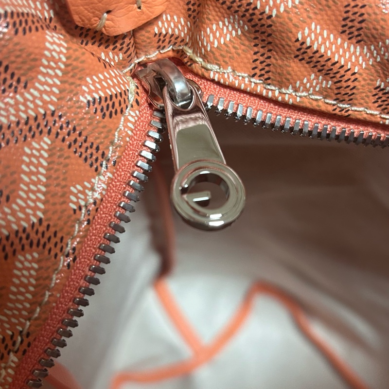 Goyard hobo 戈雅 限定色珊瑚粉hobo單肩包-23
