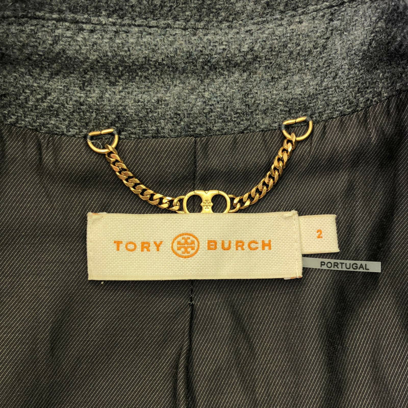 Tory Burch 外套 其他外套 羊毛 灰色 二手 女款-4