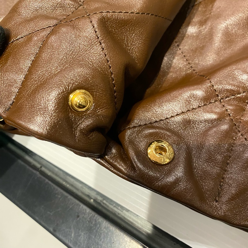 CHANEL 22bag垃圾袋 巧克力色-18