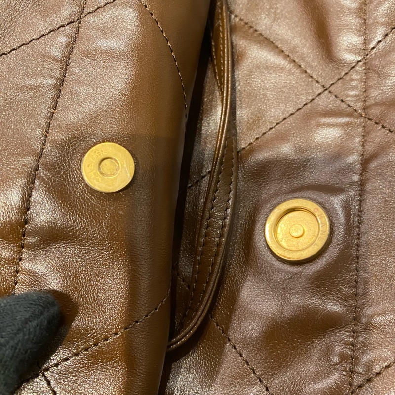 CHANEL 22bag垃圾袋 巧克力色-19