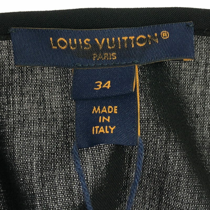 LOUIS VUITTON 吊帶背心洋裝 洋裝 羊毛 黑色 二手 女款-4