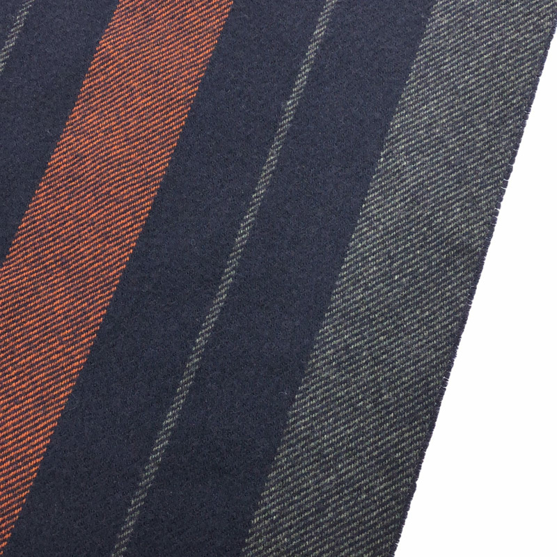 愛馬仕羊毛針織披肩大衣，海軍藍，二手女款-6