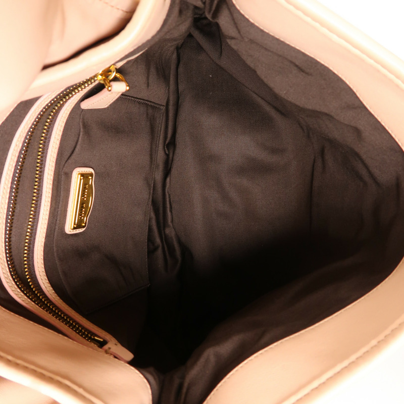 Miu Miu 【激減優惠】羊皮皮革Coffer Bag金扣手挽肩背兩用袋-4