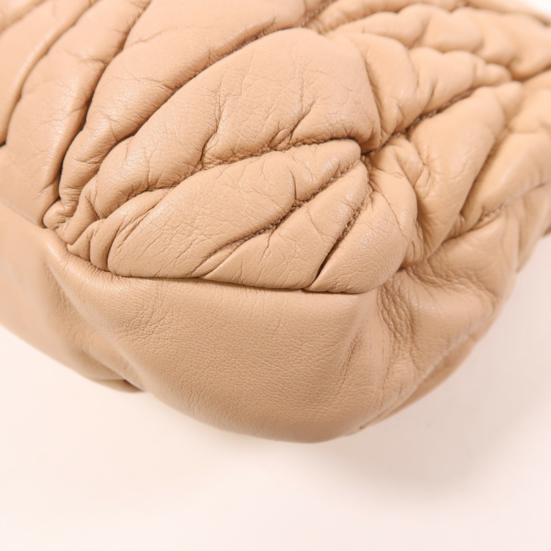 Miu Miu 【激減優惠】羊皮皮革Coffer Bag金扣手挽肩背兩用袋-11