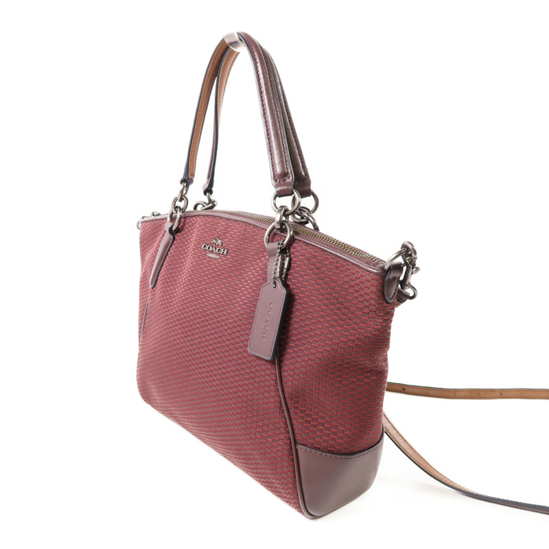 COACH 帆布2 Way Bag手挽肩背兩用袋-2