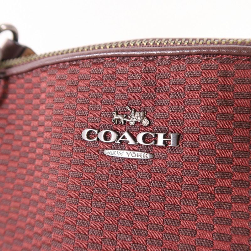 COACH 帆布2 Way Bag手挽肩背兩用袋-9