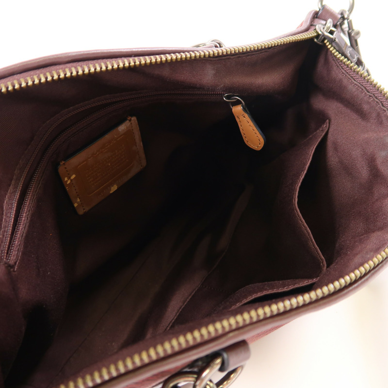 COACH 帆布2 Way Bag手挽肩背兩用袋-12