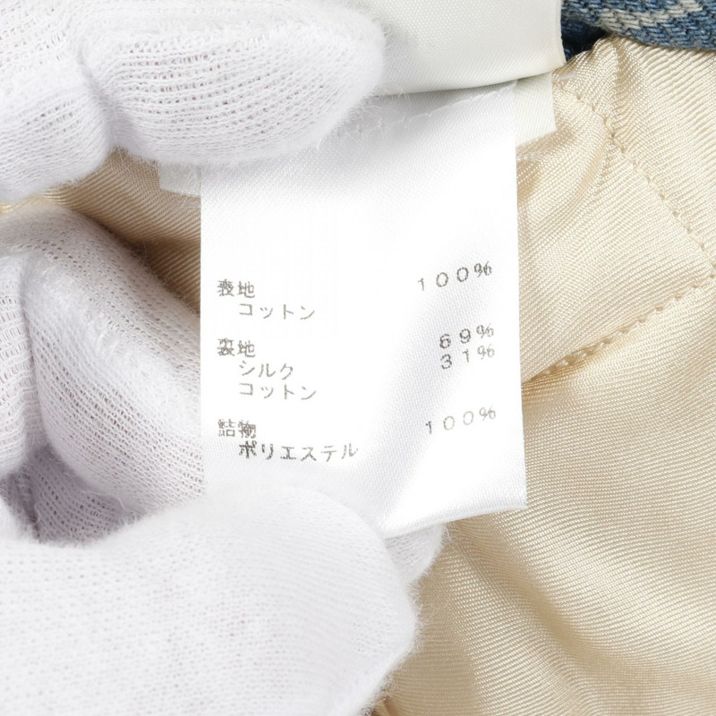 LOUIS VUITTON 破洞工裝牛仔外套 Monogram 其他外套 RM222 JF0 HNA90W 棉質藍色多色二手-4