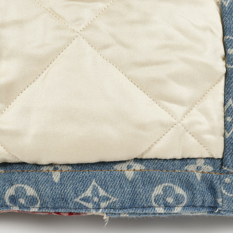 LOUIS VUITTON 破洞工裝牛仔外套 Monogram 其他外套 RM222 JF0 HNA90W 棉質藍色多色二手-6