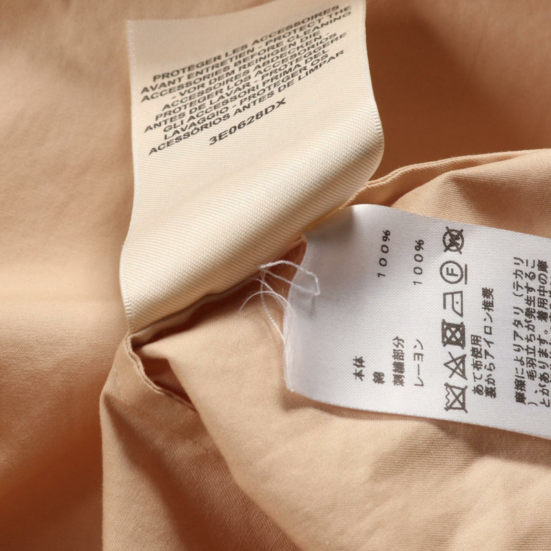 HERMES Caleche 襯衫 #34 3E0628DX 棉質米色 二手-4