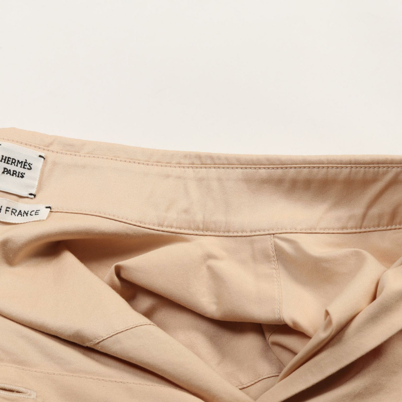 HERMES Caleche 襯衫 #34 3E0628DX 棉質米色 二手-5