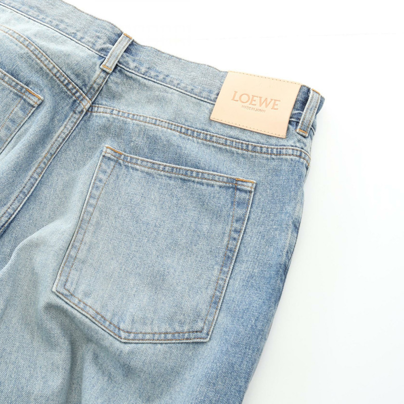 LOEWE 直筒牛仔褲 牛仔褲 #52 H526Y11W18557052 棉 藍色 新品-7