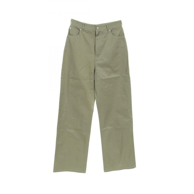 LOEWE 女士長褲 S540Y04XHI4430F36 純棉 綠色 #36 新款-0