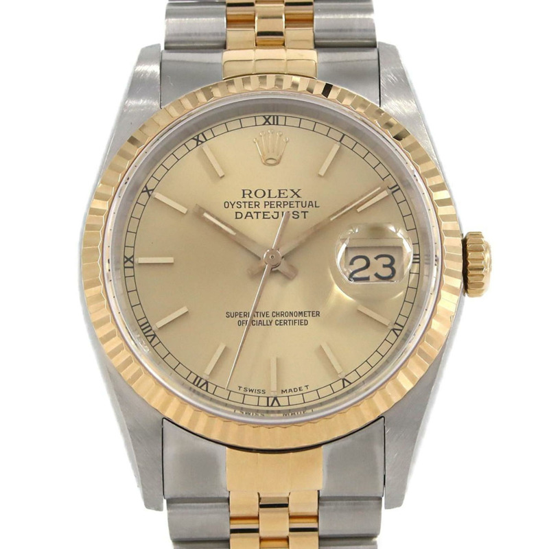 Rolex Datejust 16233 SSxYG 自動腕錶 L 系列-0