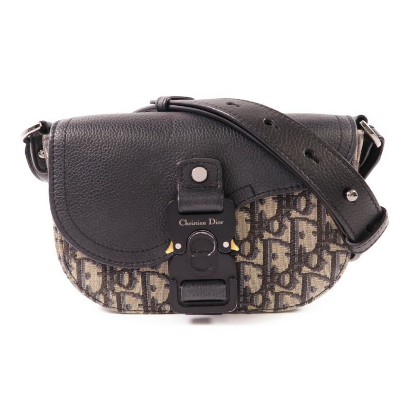 Dior 帆布Mini Saddle Messenger Bag肩背袋-0