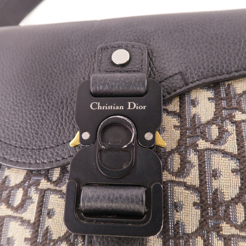 Dior 帆布Mini Saddle Messenger Bag肩背袋-8