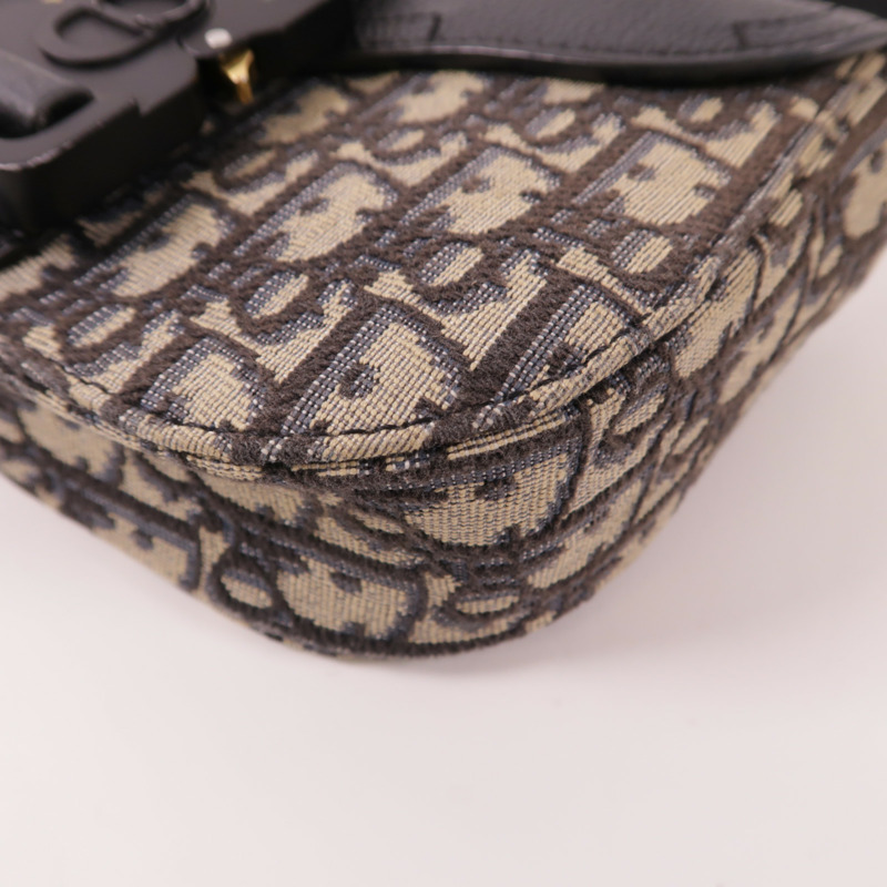 Dior 帆布Mini Saddle Messenger Bag肩背袋-9