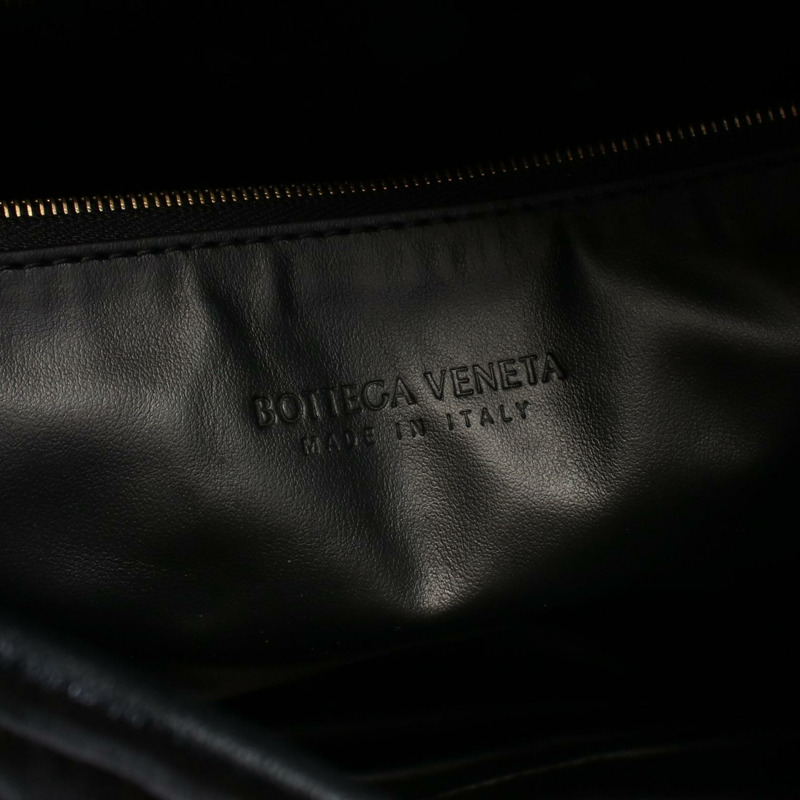 BOTTEGA VENETA HOP Intrecciato 手提包 796262V3IV11019 皮革 黑色 全新 女款-3
