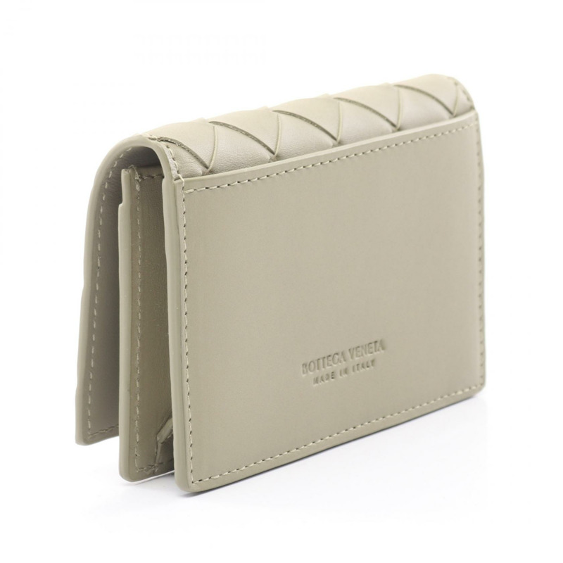 BOTTEGA VENETA Intrecciato 卡片夾 605720VCPQ32919 皮革米色全新男式-1