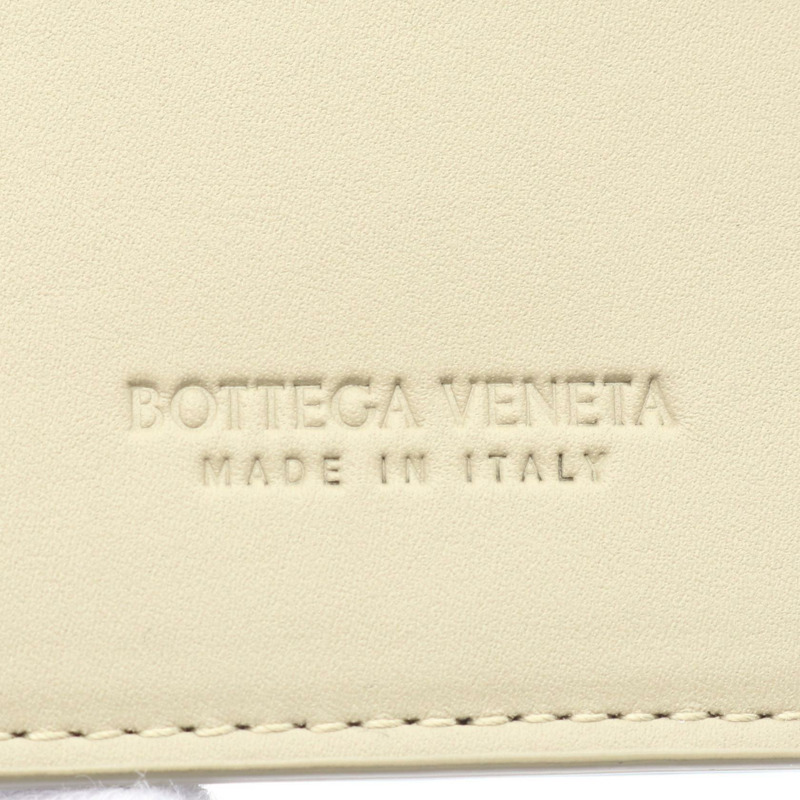 BOTTEGA VENETA Intrecciato 卡片夾 605720VCPQ32919 皮革米色全新男式-3