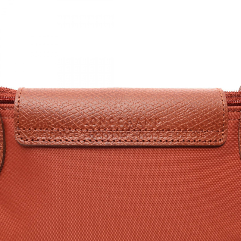 Longchamp Le Pliage 綠色 M 托特包 L2605919404 帆布皮革棕色 全新 女士-3