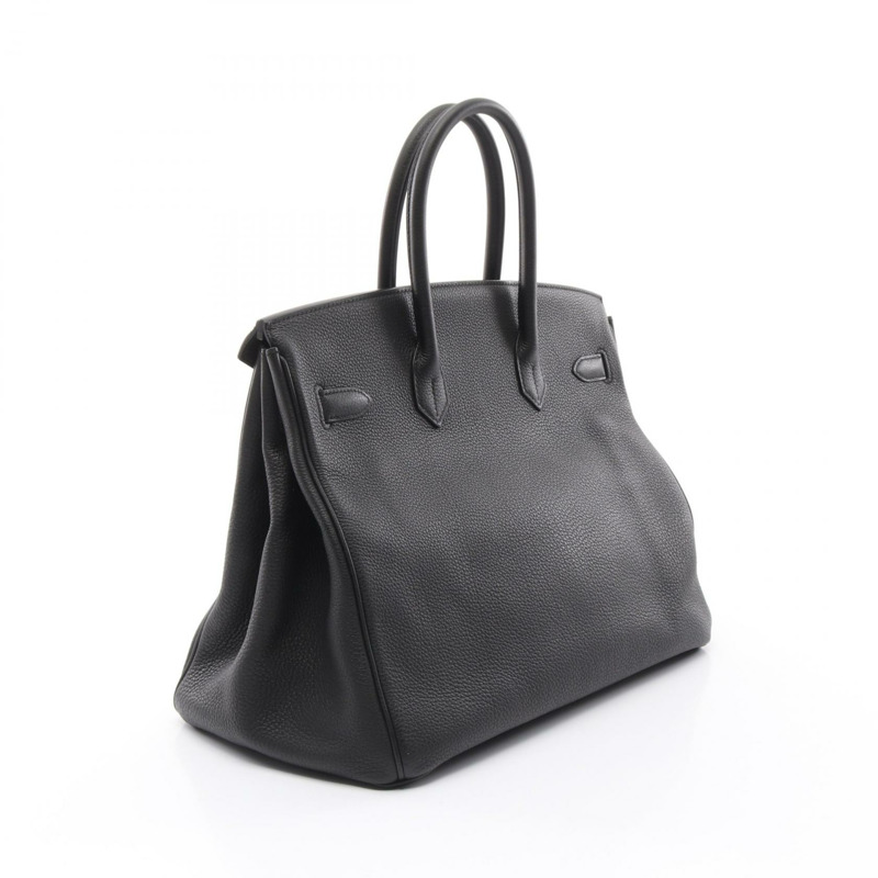 愛馬仕 Birkin 35 手提包 027634CC Togo 皮革 黑色 二手 女士 GHW A-1