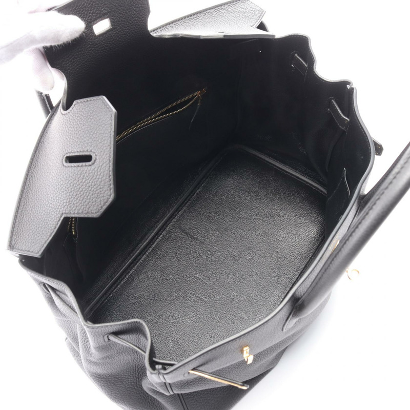 愛馬仕 Birkin 35 手提包 027634CC Togo 皮革 黑色 二手 女士 GHW A-2