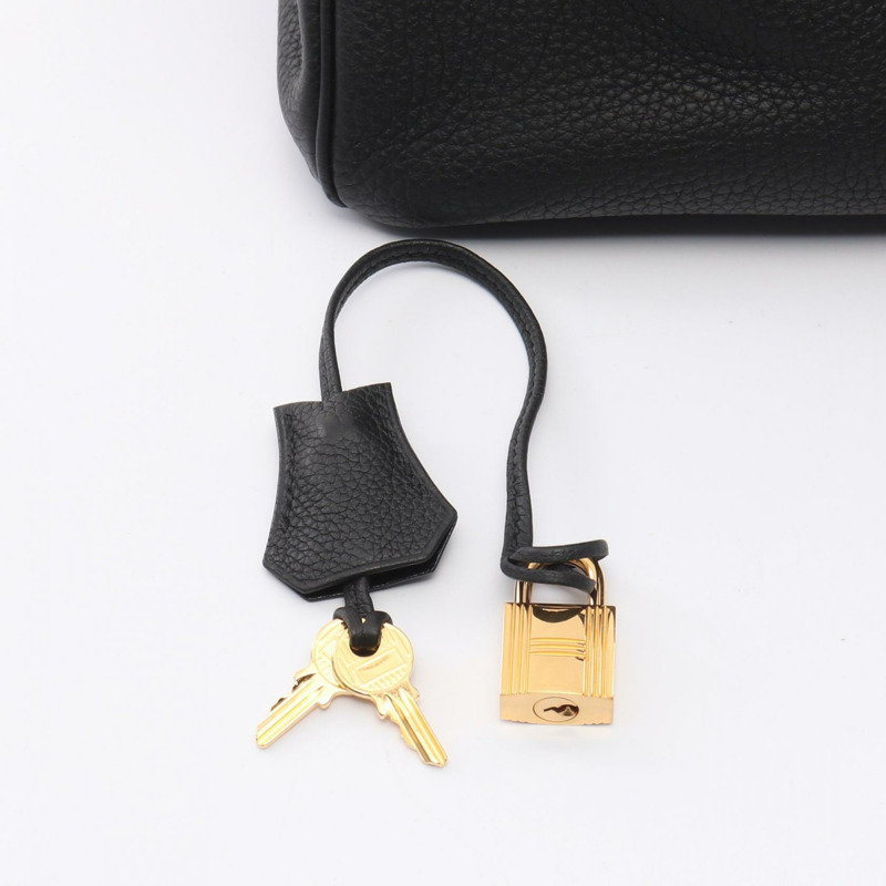 愛馬仕 Birkin 35 手提包 027634CC Togo 皮革 黑色 二手 女士 GHW A-5