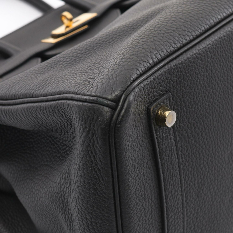 愛馬仕 Birkin 35 手提包 027634CC Togo 皮革 黑色 二手 女士 GHW A-6