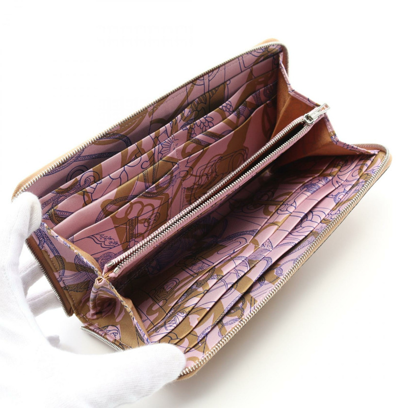 HERMES Azap 長版 SilkIn Around 長版皮夾 U Epsom 小牛皮 Chai 二手 SHW-2