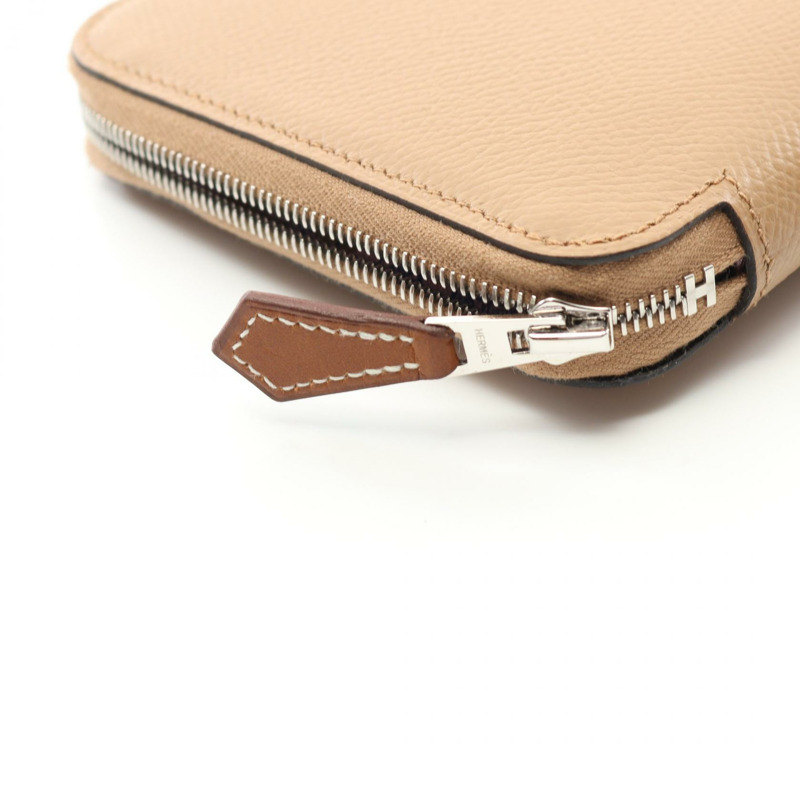 HERMES Azap 長版 SilkIn Around 長版皮夾 U Epsom 小牛皮 Chai 二手 SHW-6