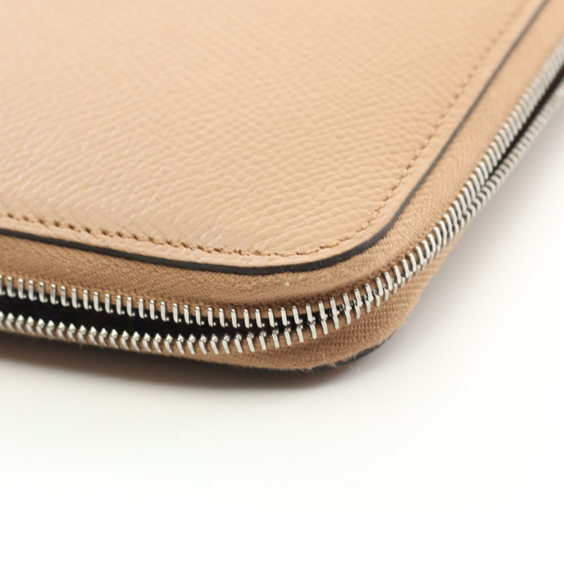 HERMES Azap 長版 SilkIn Around 長版皮夾 U Epsom 小牛皮 Chai 二手 SHW-8