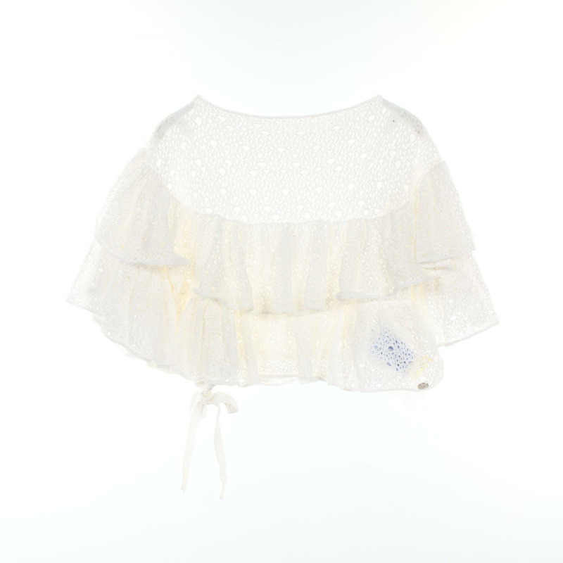 CHANEL T卹 P43385K04388 棉質尼龍白色二手女款-0