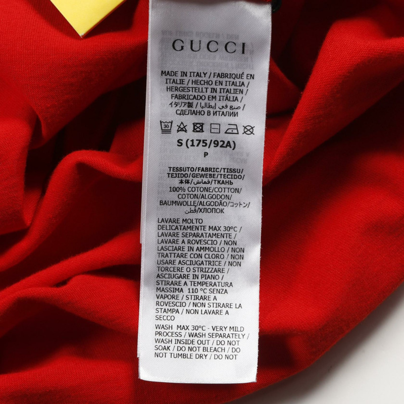 GUCCI × Adidas Speculum Majus T卹 616036 純棉 紅白配色 S尺碼 二手 男款-3