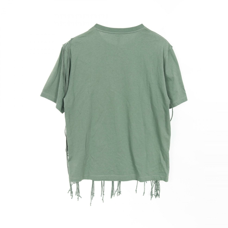 LOEWE Anagram T卹 H6199090PC 純棉 綠色 紅色 M碼 二手 男款-1