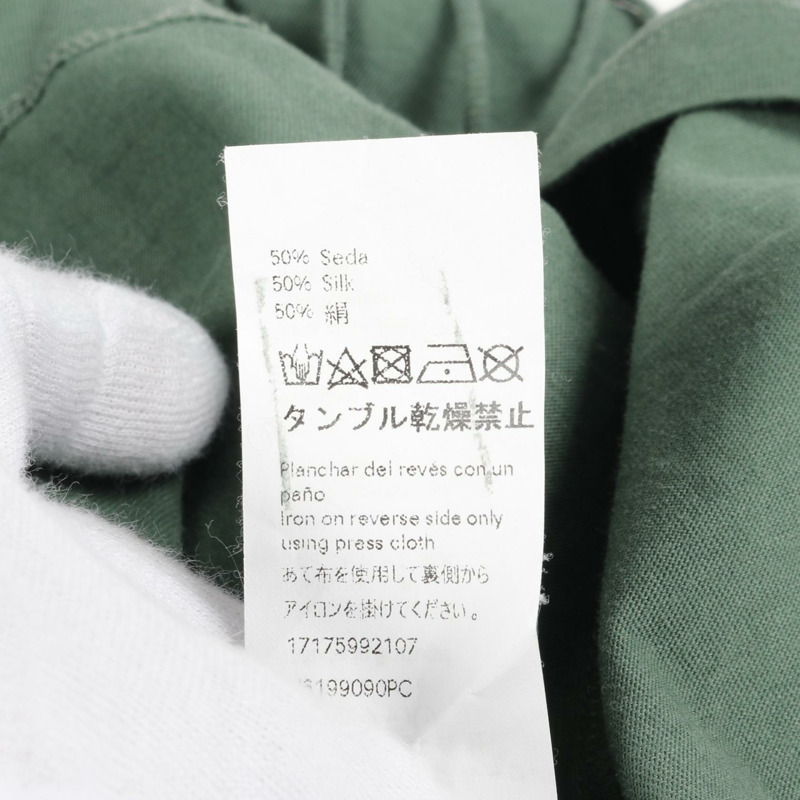 LOEWE Anagram T卹 H6199090PC 純棉 綠色 紅色 M碼 二手 男款-4