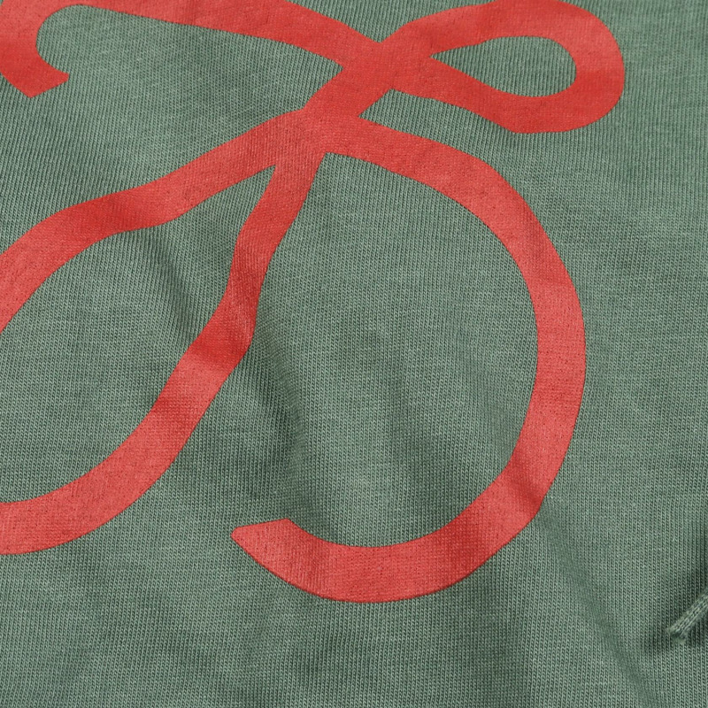 LOEWE Anagram T卹 H6199090PC 純棉 綠色 紅色 M碼 二手 男款-6