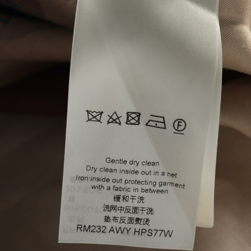 LOUIS VUITTON Fil Coupe 外套襯衫 #5L RM232AWYHPS77W 棉粉紅多色-4