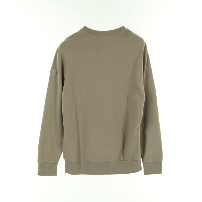 MONCLER 標誌刺繡運動衫 8G00040 棉 綠色 二手 男款-1