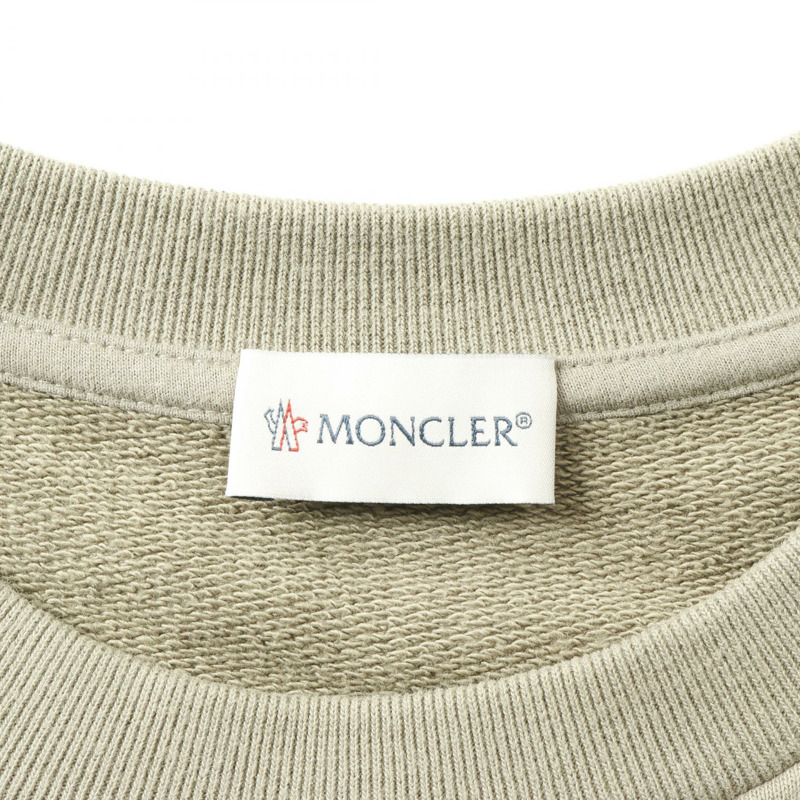 MONCLER 標誌刺繡運動衫 8G00040 棉 綠色 二手 男款-2