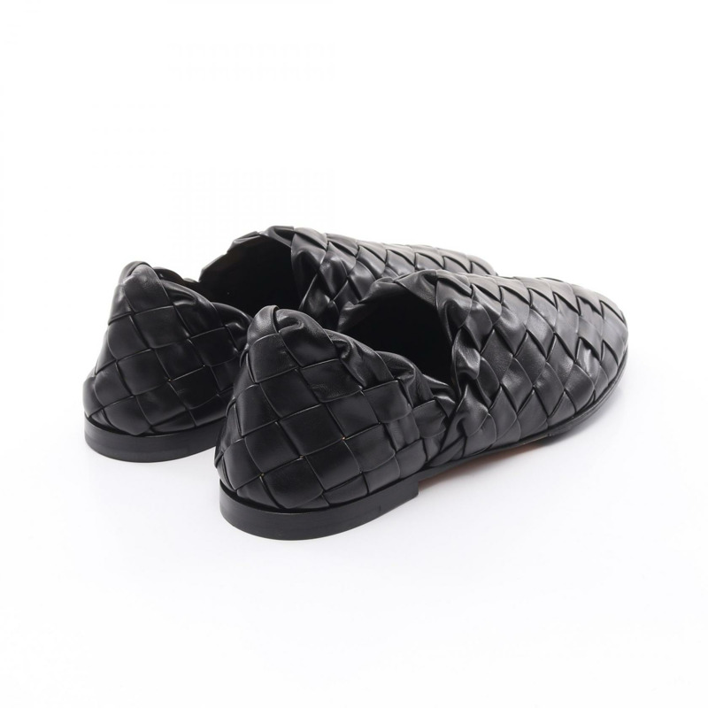 BOTTEGA VENETA 拖鞋 一腳蹬 620304 皮革 黑色 二手 男式-1