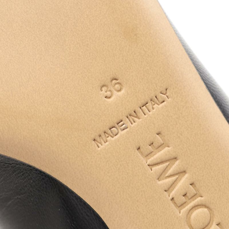 LOEWE Toy Slip-on L814466X22110036 皮革黑色 全新 女款-5