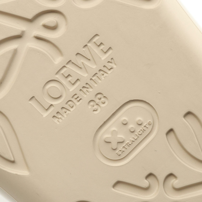LOEWE 泡沫鵝卵石涼鞋 L815465XA6476338 橡膠米色新款女款-5