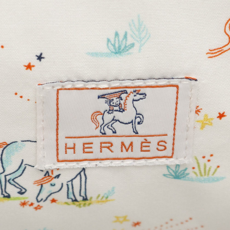 愛馬仕 Cabriole Mother's Tote Bag H103481M Toile H 帆布 Gris perle 二手 SHW-3