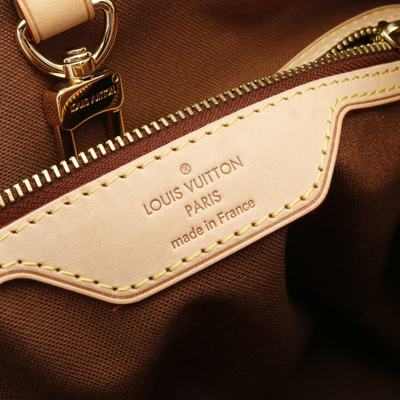 LOUIS VUITTON Batignolle 垂直托特包 M51153 Monogram 皮革棕色二手-3