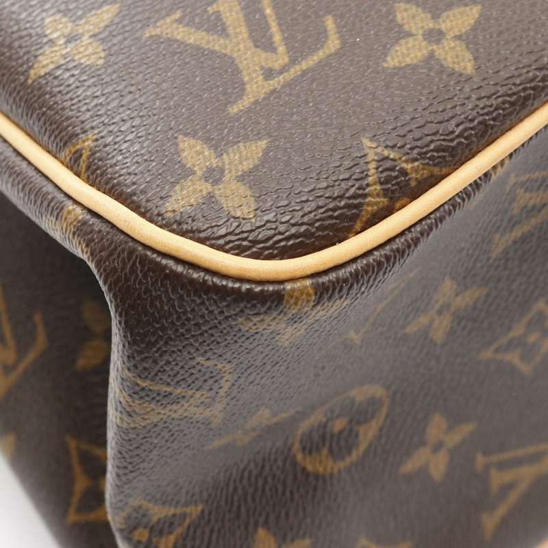LOUIS VUITTON Batignolle 垂直托特包 M51153 Monogram 皮革棕色二手-5