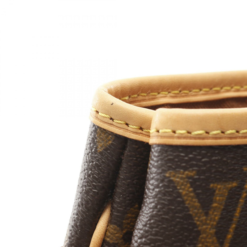 LOUIS VUITTON Batignolle 垂直托特包 M51153 Monogram 皮革棕色二手-8