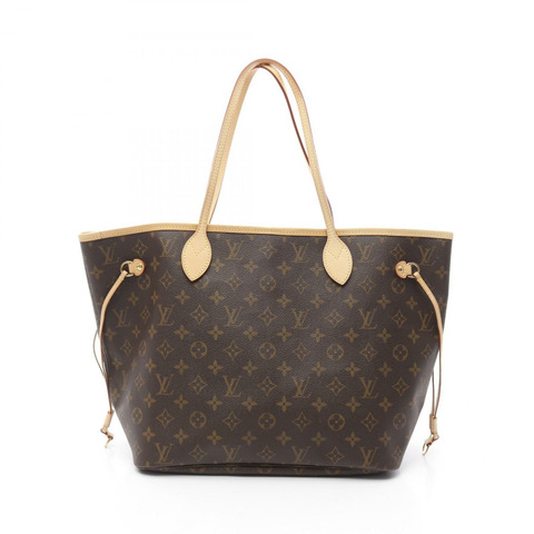 LOUIS VUITTON Neverfull 中型手提單肩包 M40156 Monogram 皮革棕色二手