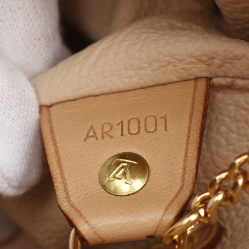 LOUIS VUITTON 水桶包 PM Monogram 手提包 M42238 PVC 塗層帆布皮革棕色二手女士-4