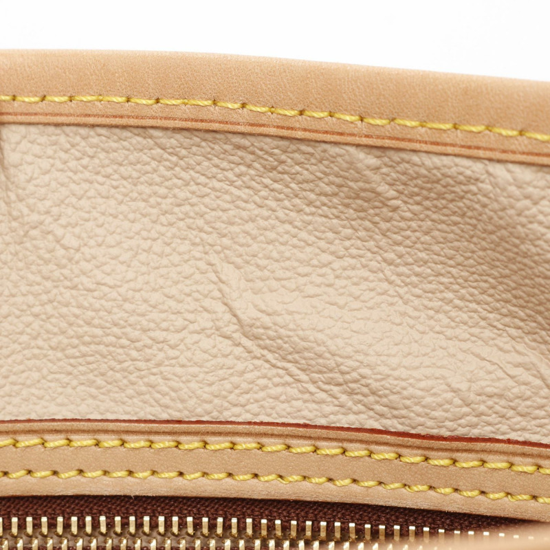LOUIS VUITTON 水桶包 PM Monogram 手提包 M42238 PVC 塗層帆布皮革棕色二手女士-5